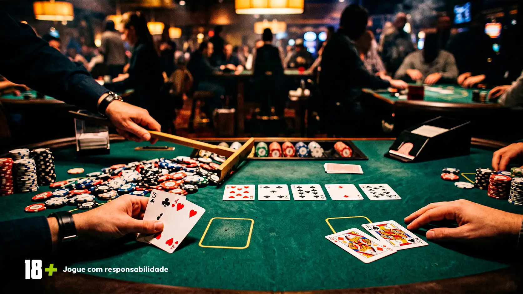 Blefe no poker: quando funciona e quando pesa
