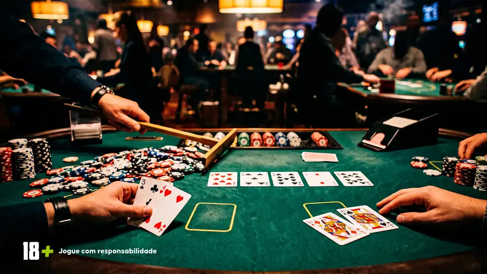 Blefe no poker: quando funciona e quando pesa