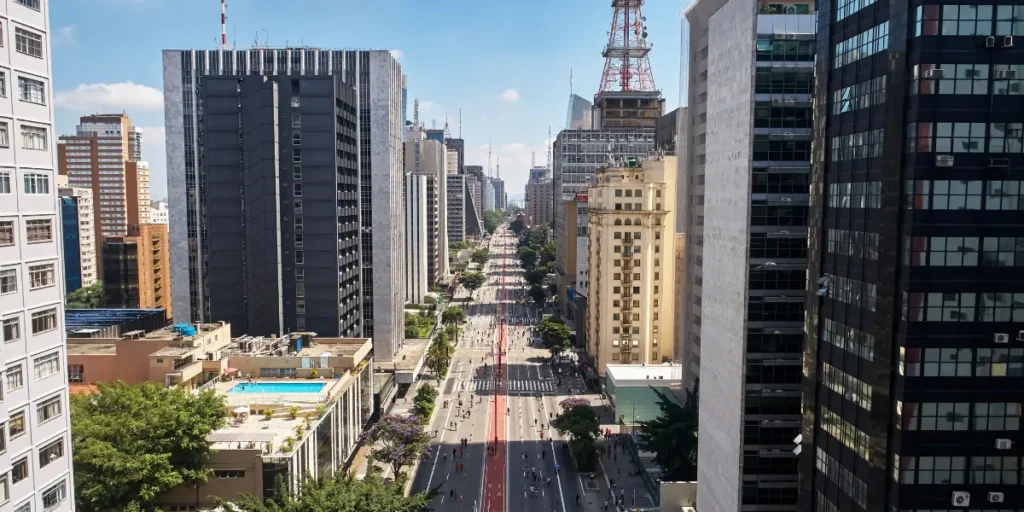 Prédio na Avenida Paulista