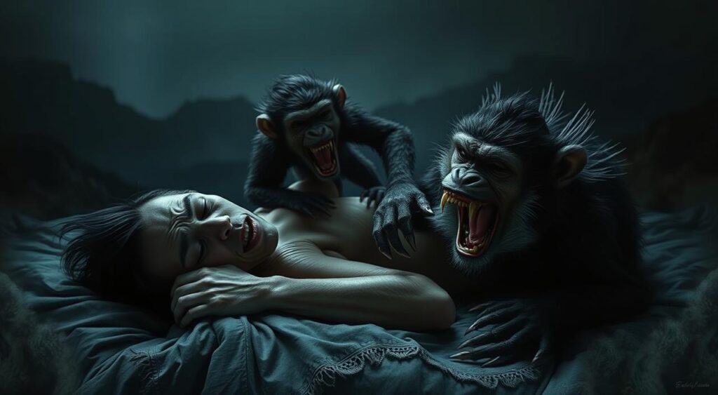 sonho com macaco atacando